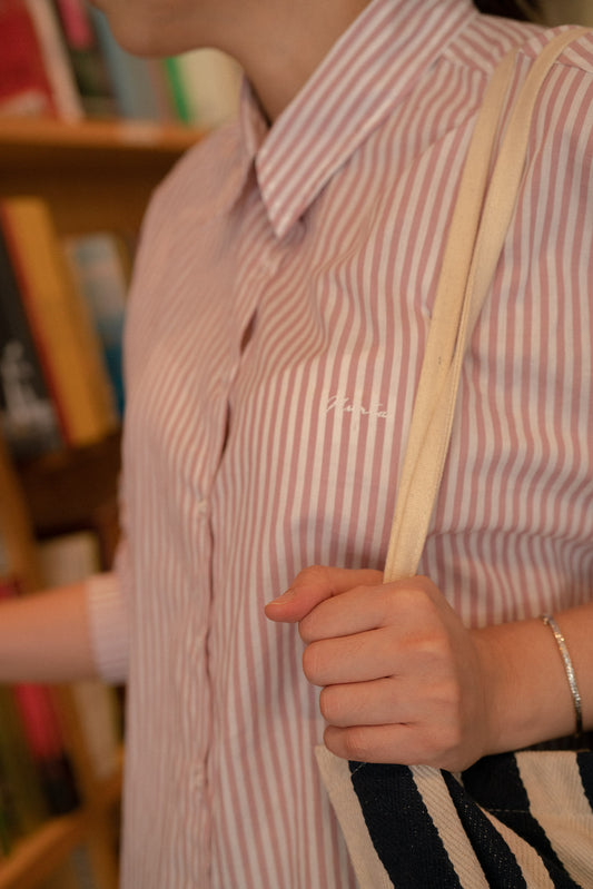 Colette Boyfriend Shirt in Pink