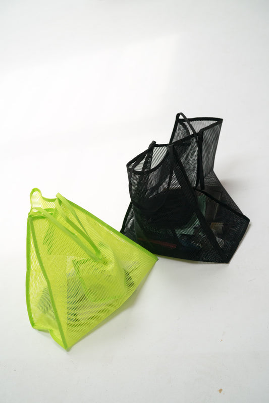 Mesh Tote Bag in Black