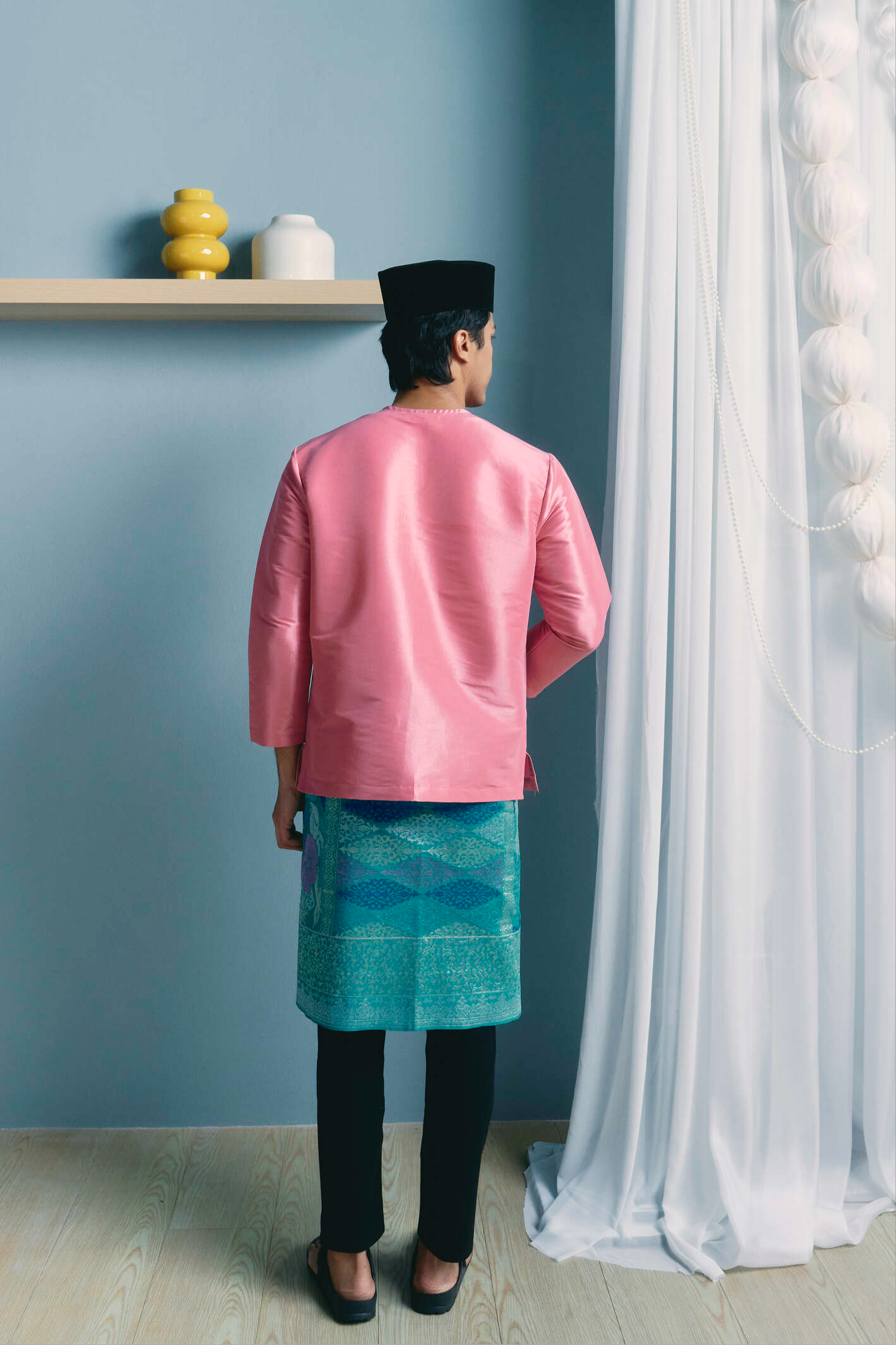 TUAN Baju Melayu Top in Pink