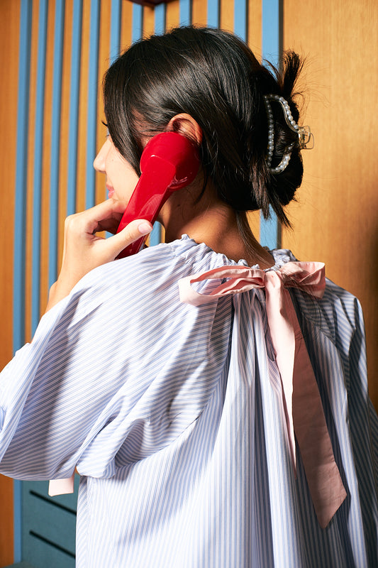 Angie Baby Blue with Ribbon Night Gown