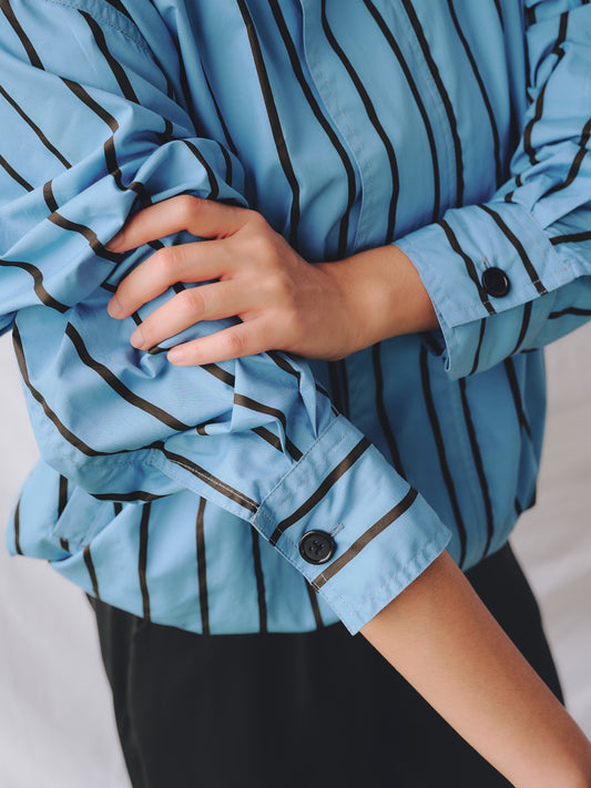 Riley Bomber Jacket in Blue