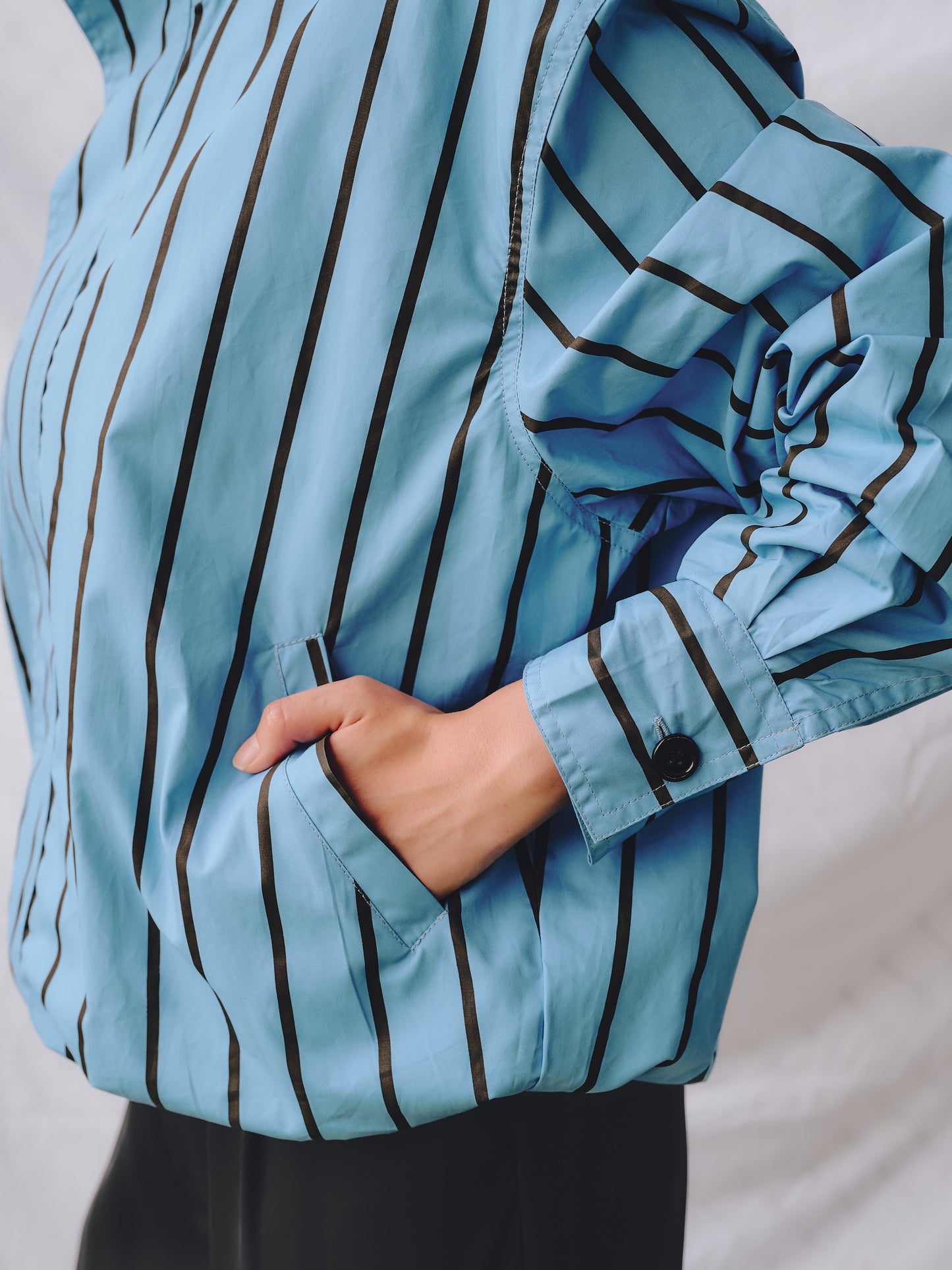 Riley Bomber Jacket in Blue