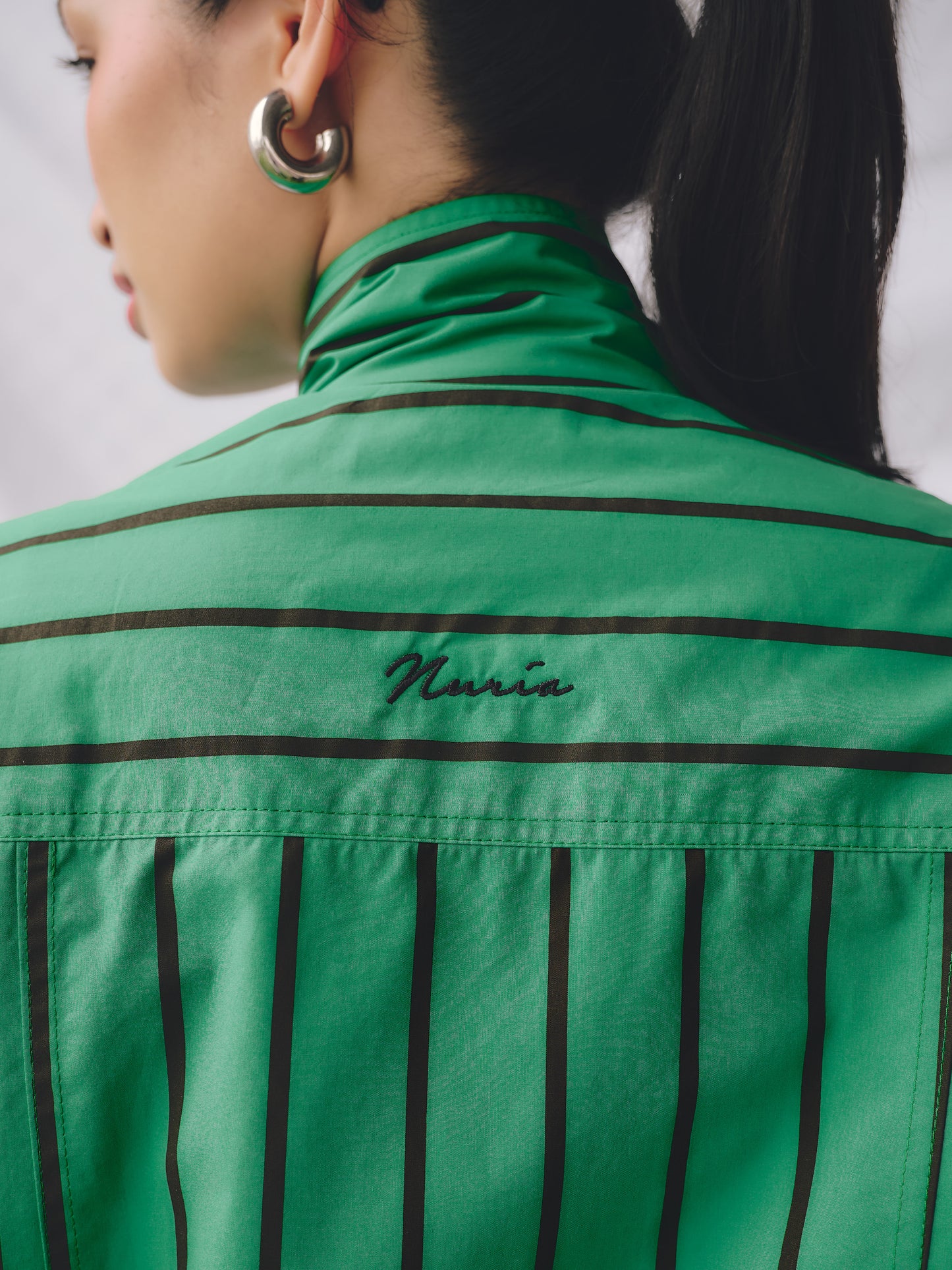 Riley Bomber Jacket in Green