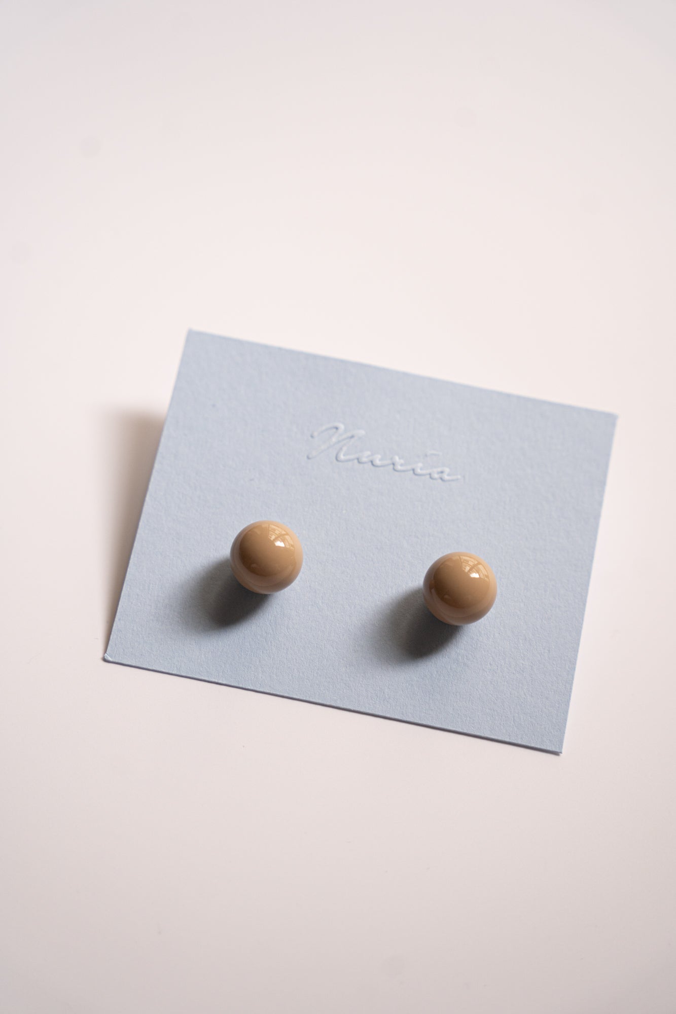 Aya Khaki Plug Earrings