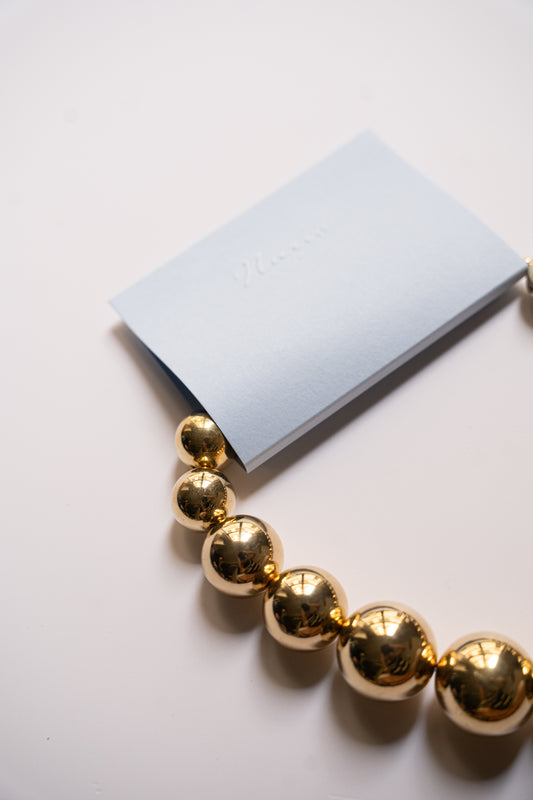 Uva Pearl Large Necklace in Gold