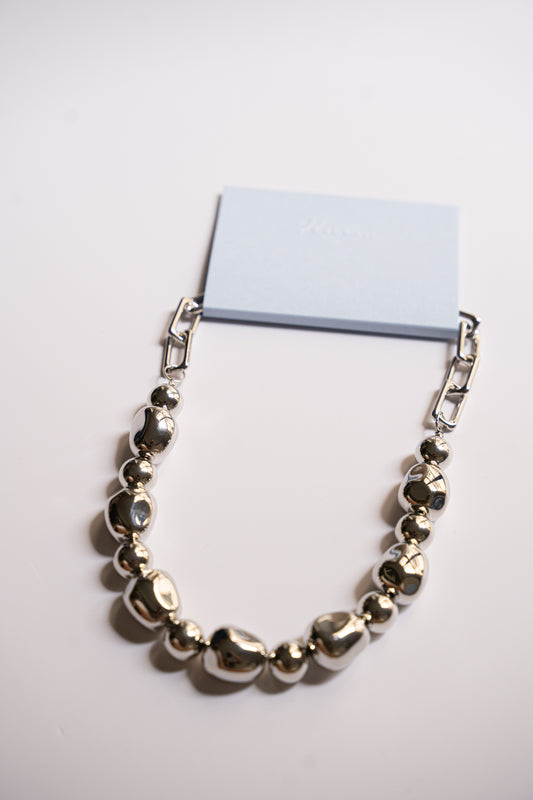 Wia Rock Necklace in Silver