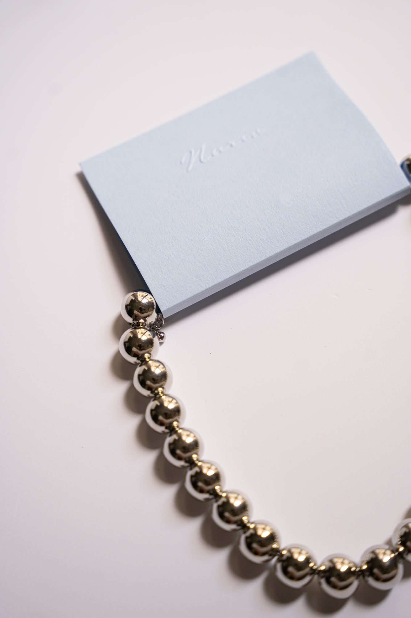 Uva Pearl Medium Necklace in Silver