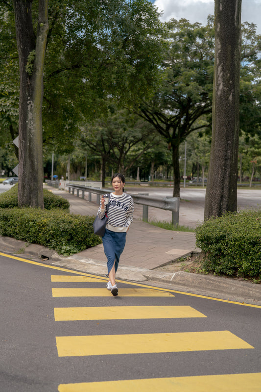 Simone Jumper in Black White