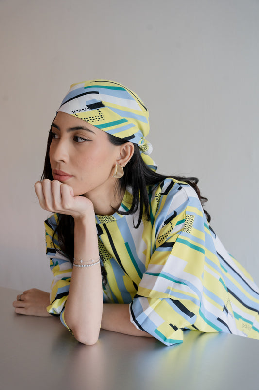 Giulia Bandana in Yellow