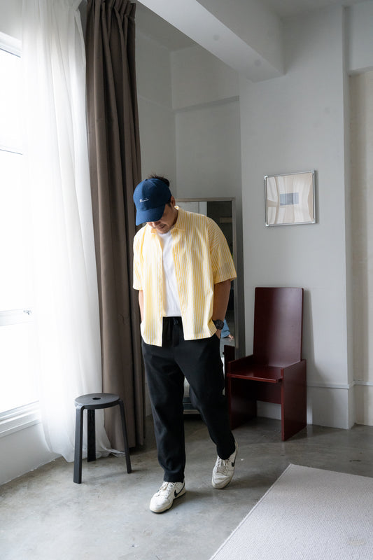 Will Boxy Striped Shirt in Yellow