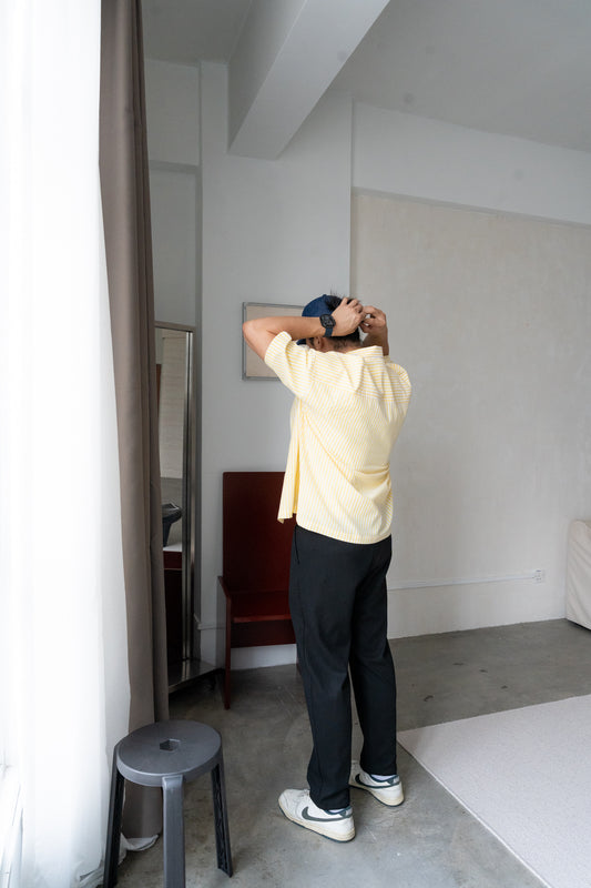 Will Boxy Striped Shirt in Yellow