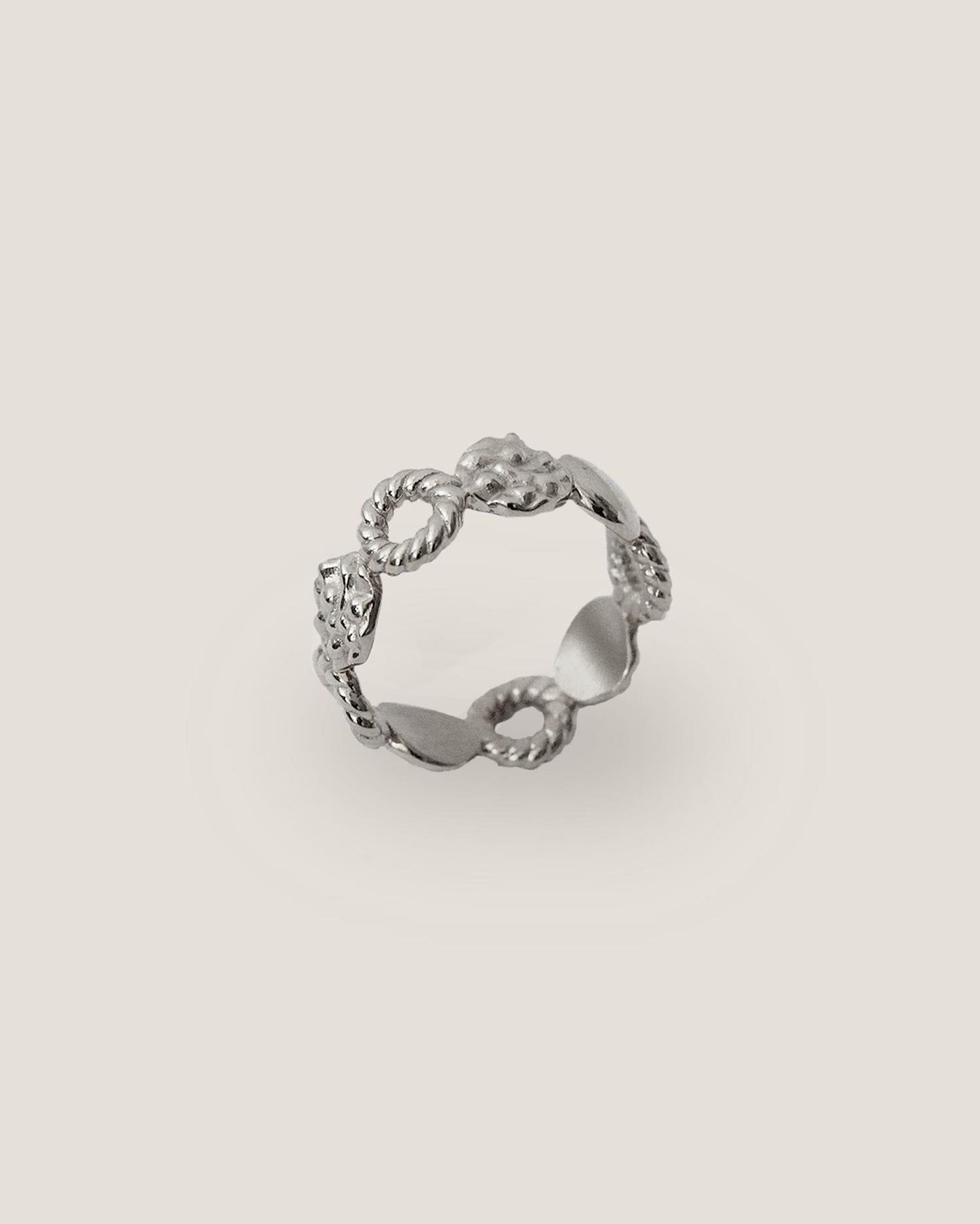 Aria Bold Silver Ring
