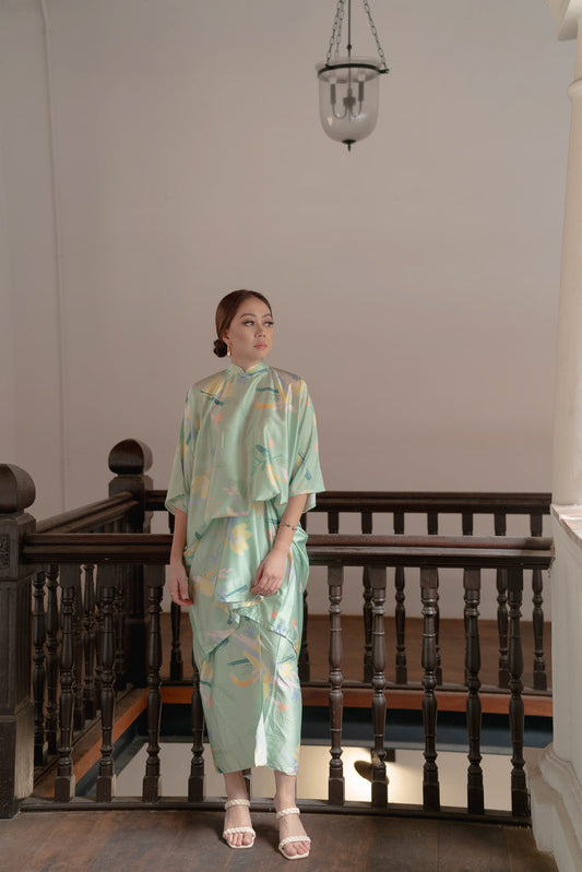 Alana Top in Dusty Green