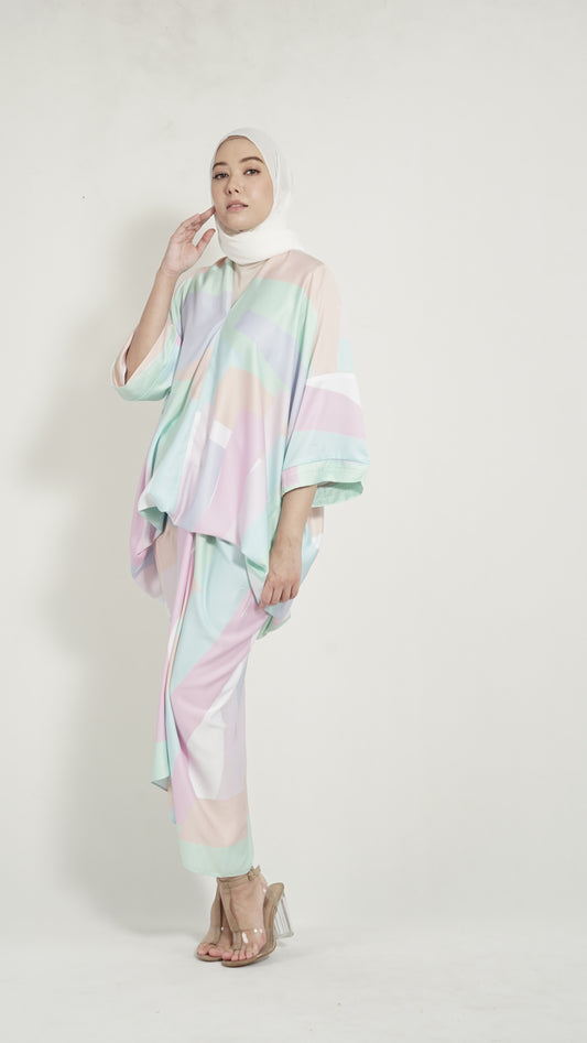 Pareo Pastel Green Geometry