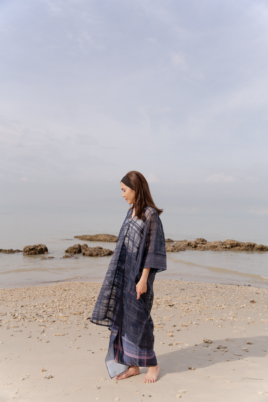 Orked Top in Navy Blue