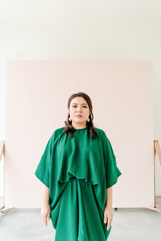 Kirana in Emerald Green