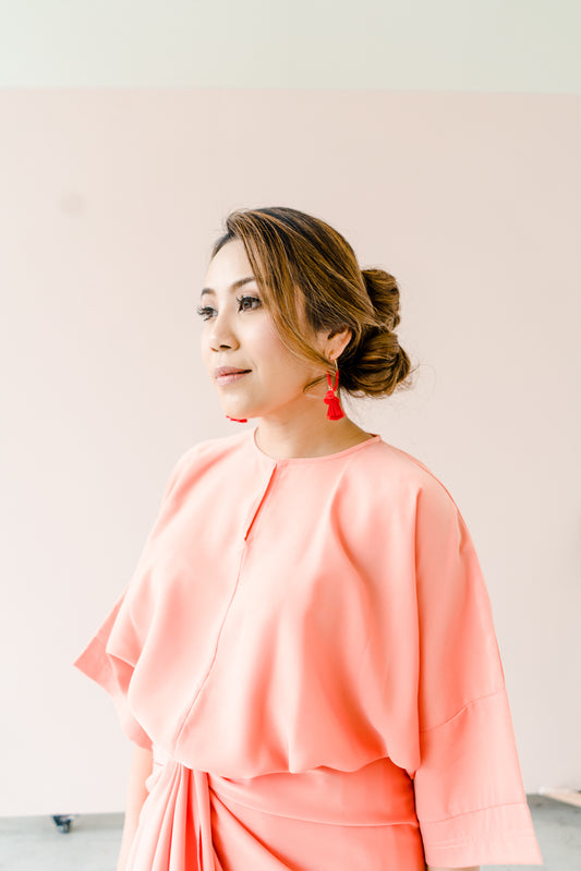 Kirana in Peach