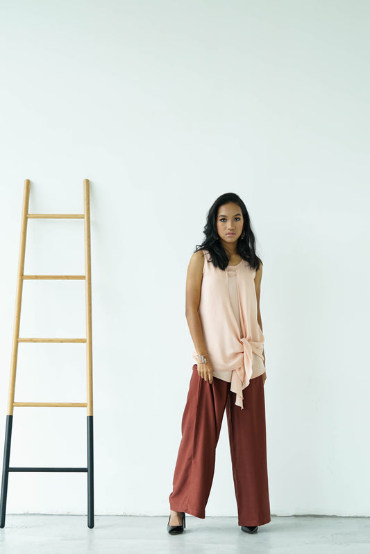 [PRE ORDER] Chocolate High Waisted Palazzo Pants