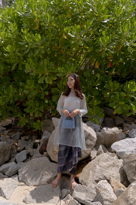 Citra Top in Baby Blue
