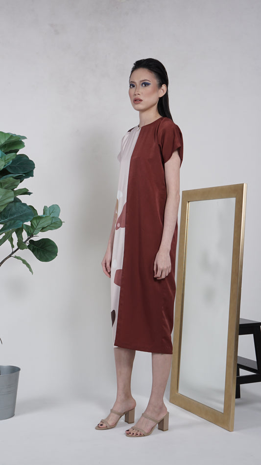 Eloise Shift Dress in Blush