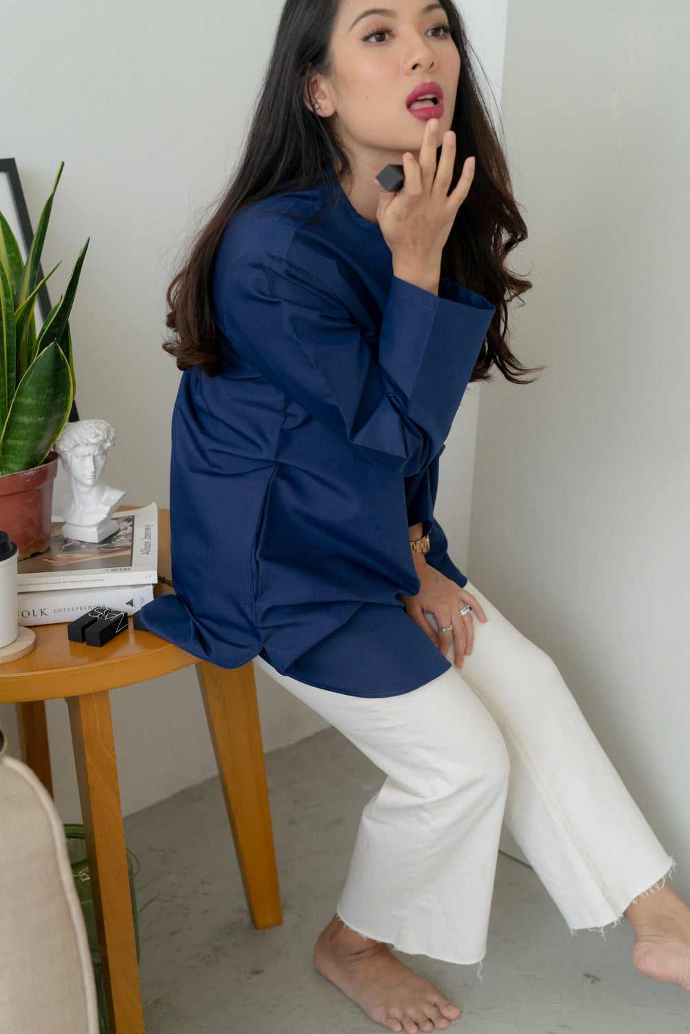 IVY Blouse in Blue