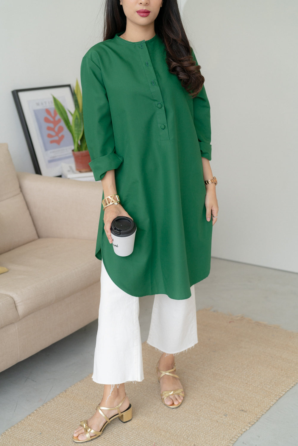 IVY Blouse in Green