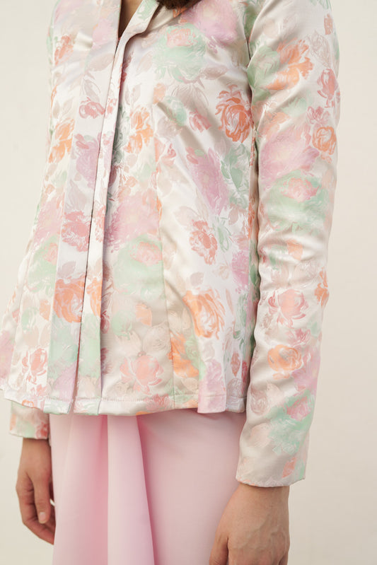 Warda in Pastel Green/Pastel Pink