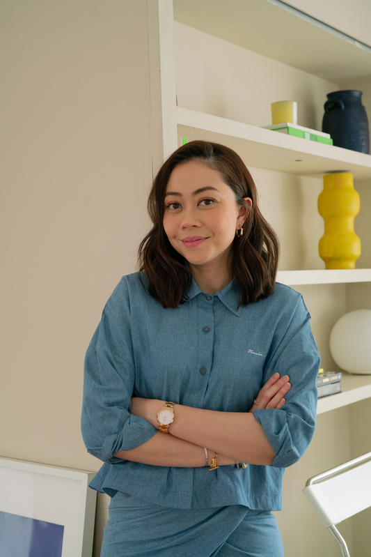 Kyo Box Shirt in Dark Denim