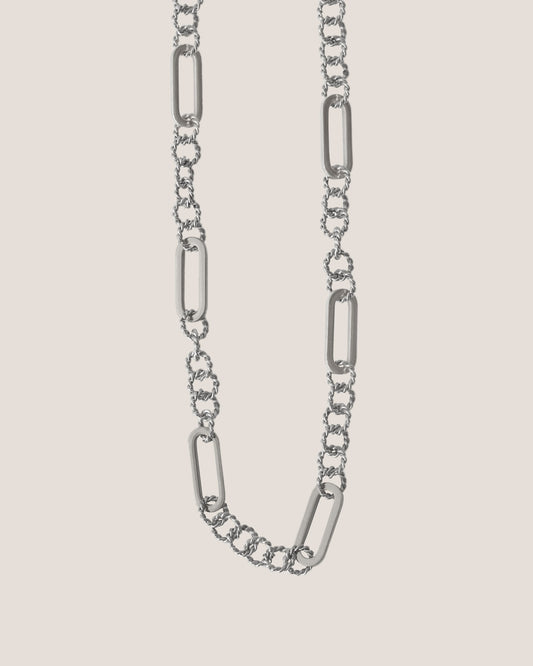 Dalia Silver Chain Link Necklace
