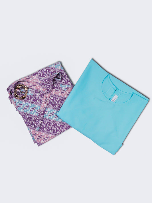 Kamelia in Cyan Blue (Top Only)