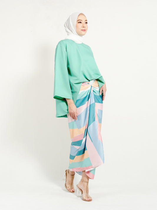 Pareo Turquoise Geometry