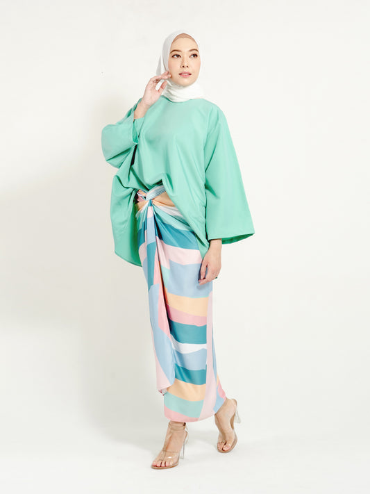 Pareo Turquoise Geometry