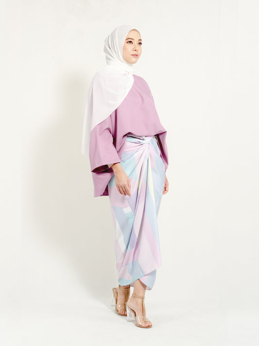 Pareo Pastel Purple Geometry